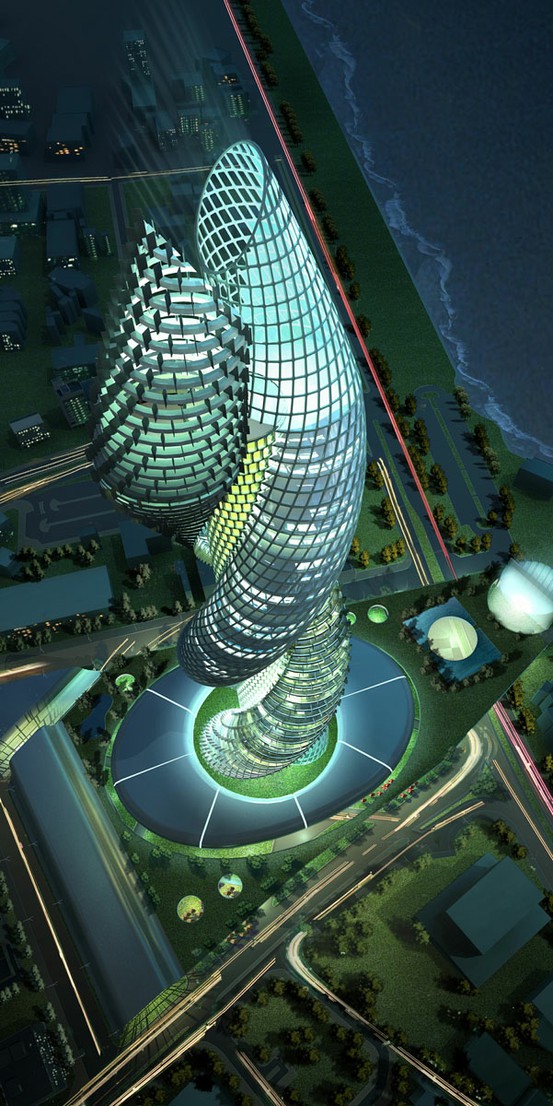 Photo:  Cobra Towers in Kuwait. 
